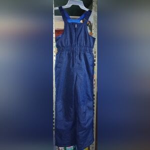 Children's Faded Glory Royal Blue Snow Bibs, Size 10/12